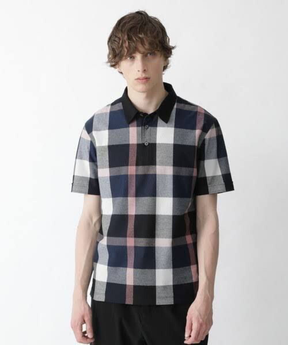 新品】ブラックレーベルクレストブリッジ ポロシャツ バーバリー 紺 M