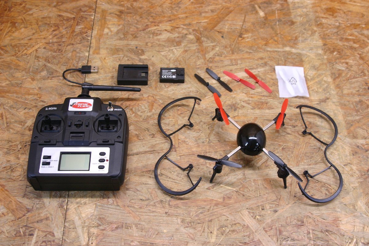 ◎【通電確認済み】EXTREMEFLIERS Micro Drone 3.0 ドローン コントローラー 訳ありジャンク品◎Z682_画像4
