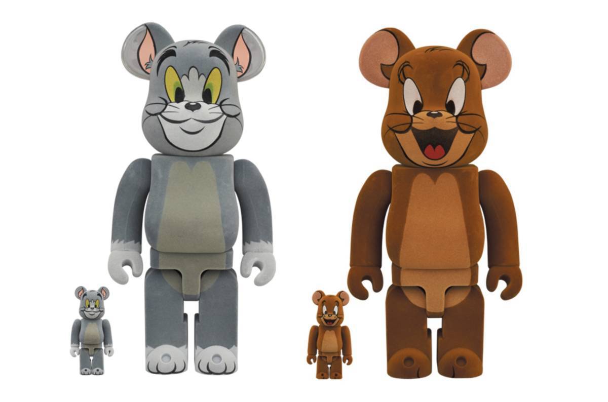 BE@RBRICK TOM AND JERRY フロッキー Ver. 100％ & 400％セット/トムとジェリー/ベアブリック/メディコムトイ/Medicom Toy