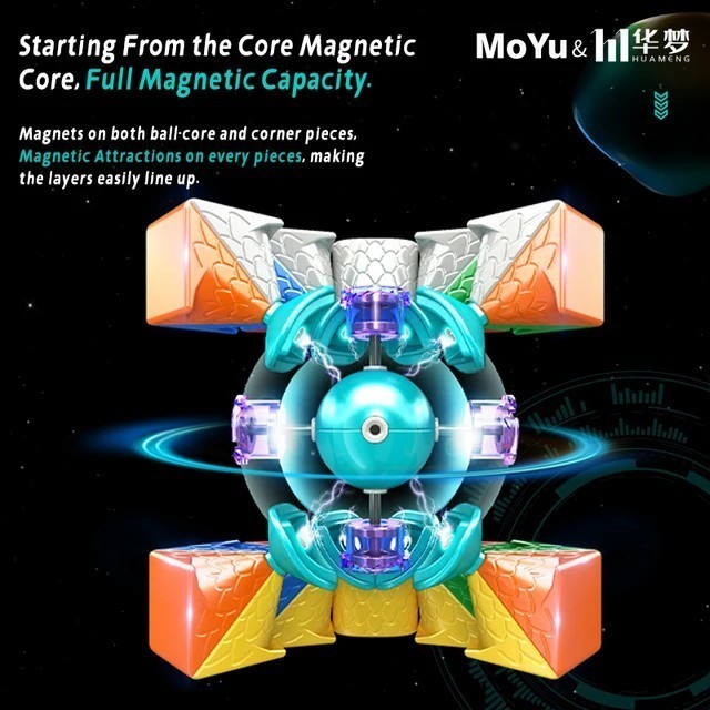 新品 HuaMeng YS3M MagLev with BallCore り ルービックキューブ　磁石搭載_画像3