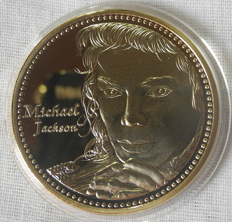 マイケル・ジャクソン コレクションコイン 記念メダル Michael Jackson King of Pop 24KP 1oz 1オンス 金貨 アメリカ_画像1