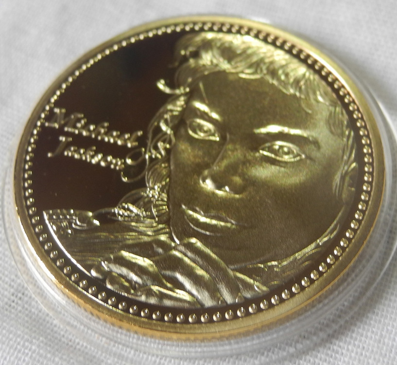 マイケル・ジャクソン コレクションコイン 記念メダル Michael Jackson King of Pop 24KP 1oz 1オンス 金貨 アメリカ_画像3