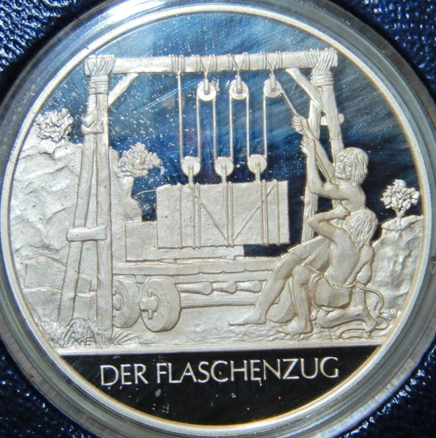 ブランド雑貨総合 3 コイン シルバー メダル 純銀製 1976年 人類進化と