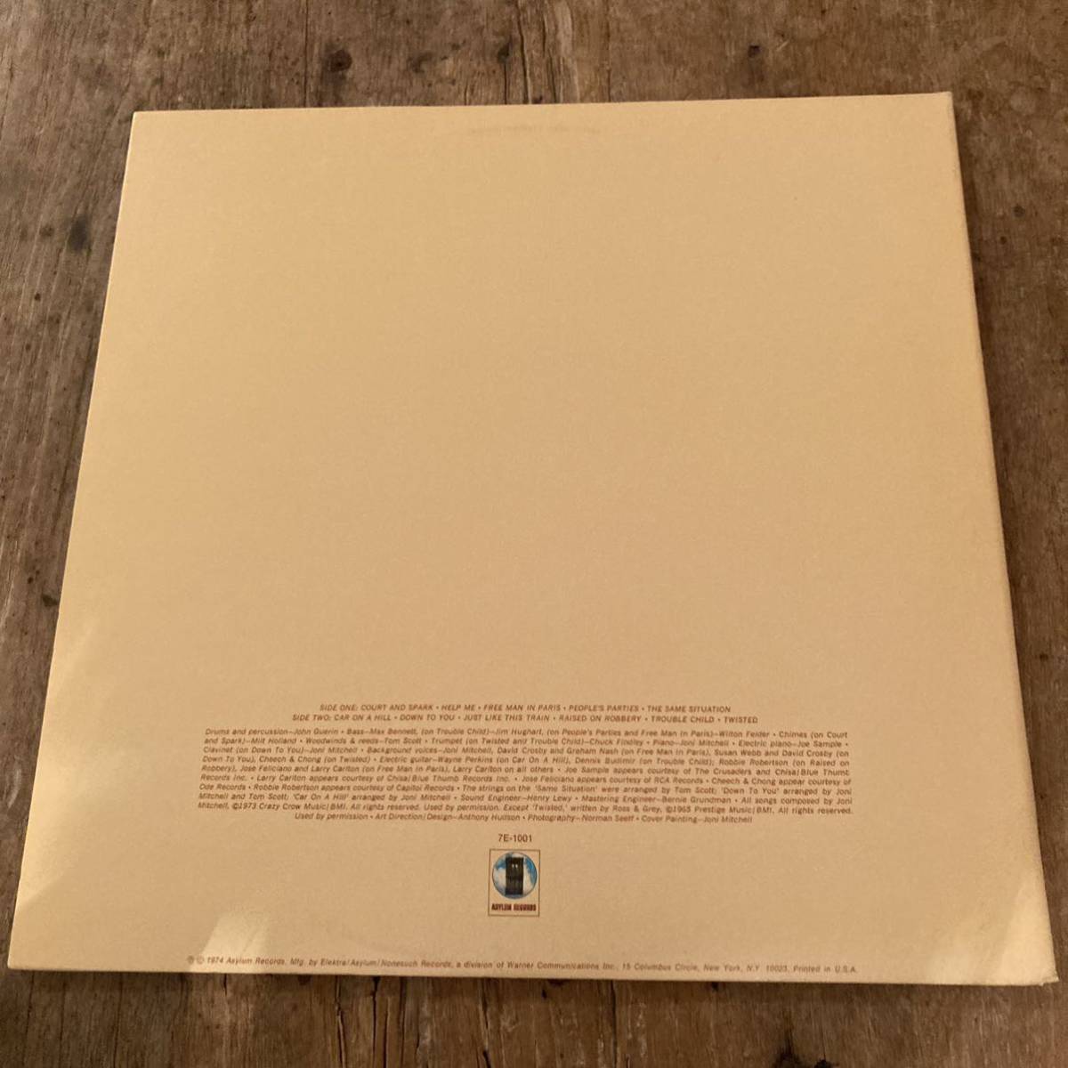 JONI MITCHELL ジョニ・ミッチェル / COURT AND SPARK (LP) レコード_画像2