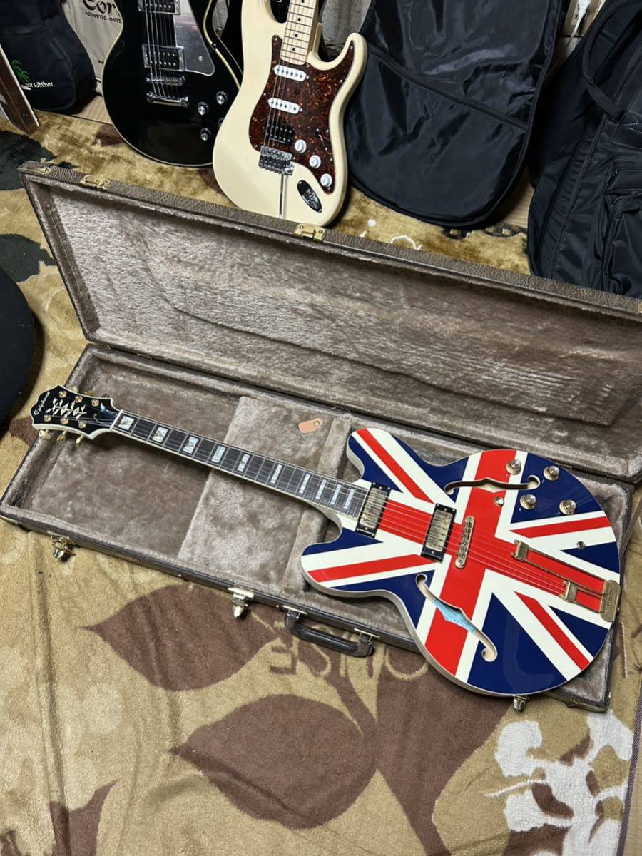 廃盤・激レア・超美品・Epiphone ユニオンジャック・U.J.SEHRATON