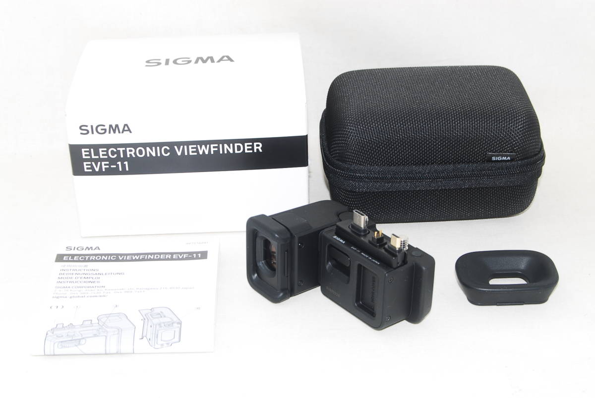 ★新品級★SIGMA シグマ ビューファインダー ELECTRONIC VIEWFINDER EVF-11 元箱付き♪_画像1