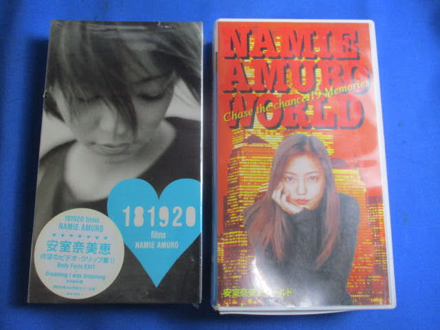 * Amuro Namie видеолента 2 позиций комплект *VHS 1 пункт нераспечатанный Amuro Namie world 181920 NAMIE AMURO суммировать!R-140924