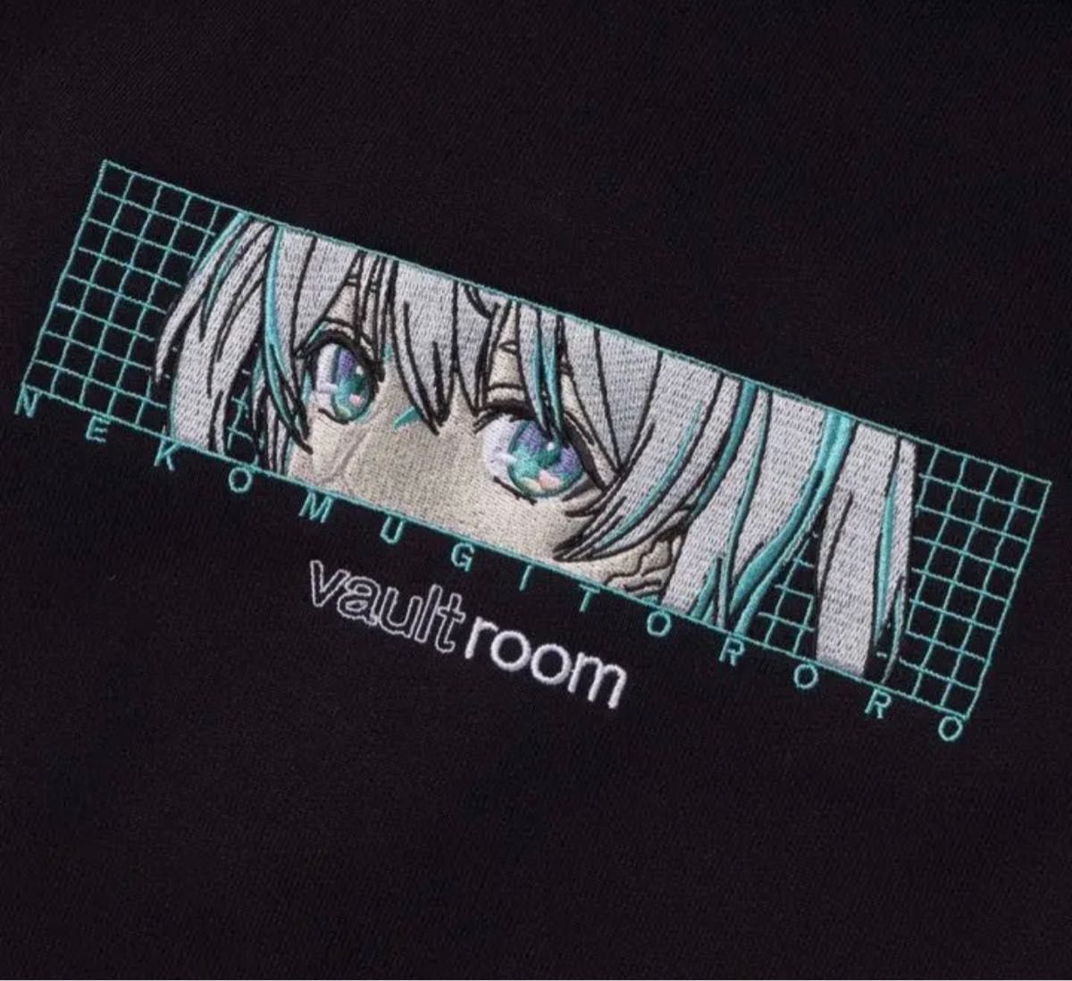 VR × TORORO TEE BLK vaultroom × 猫麦とろろ - パーカー