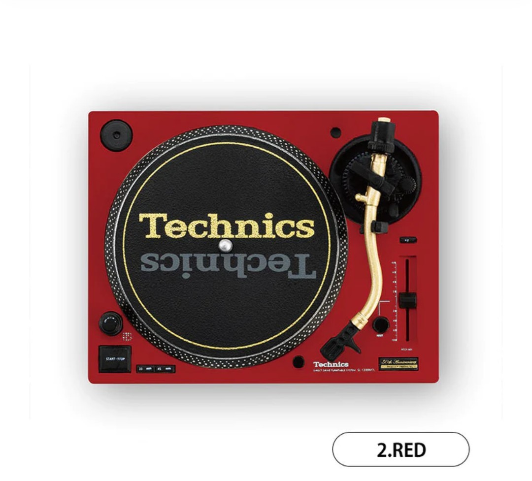 【新品袋未開封】Technics(テクニクス)ミニチュアコレクション SL-1200M7L(RED) ケンエレファント ターンテーブル Turntable System ガチャ_画像1