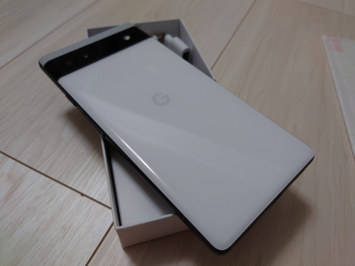 おまけ付き 美品 Google Pixel 6a チョーク SIMフリー Googleストア au Softbank ワイモバ