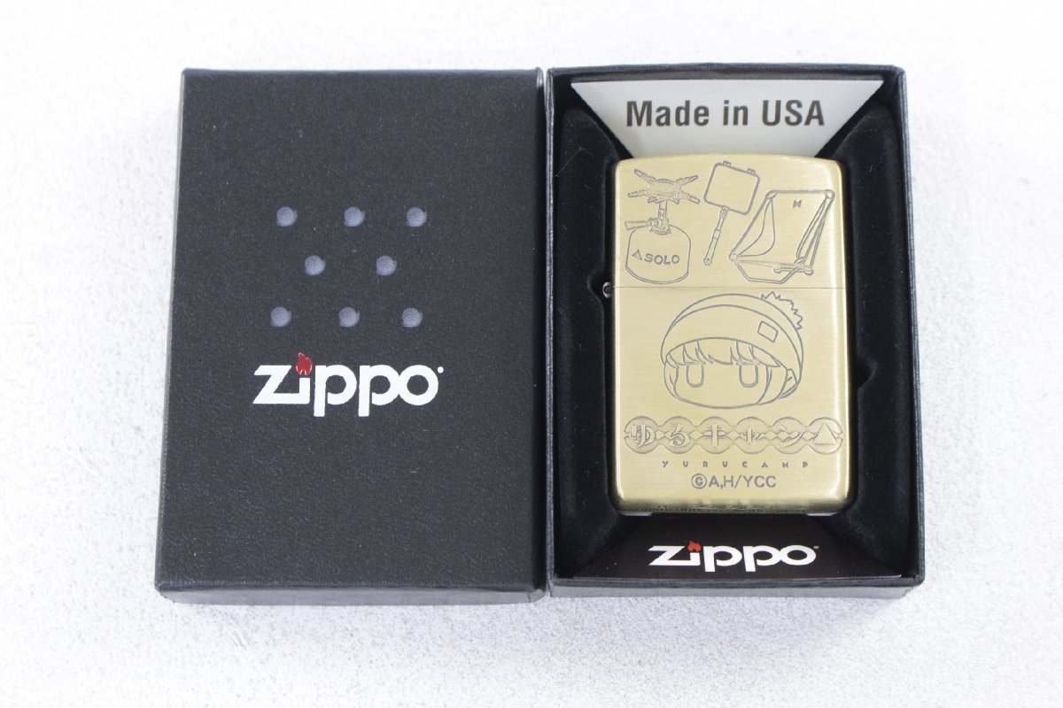 ☆【中古品・未着火】ZIPPO ジッポ― ライター ゆるキャン△ 志摩リン ,_画像1