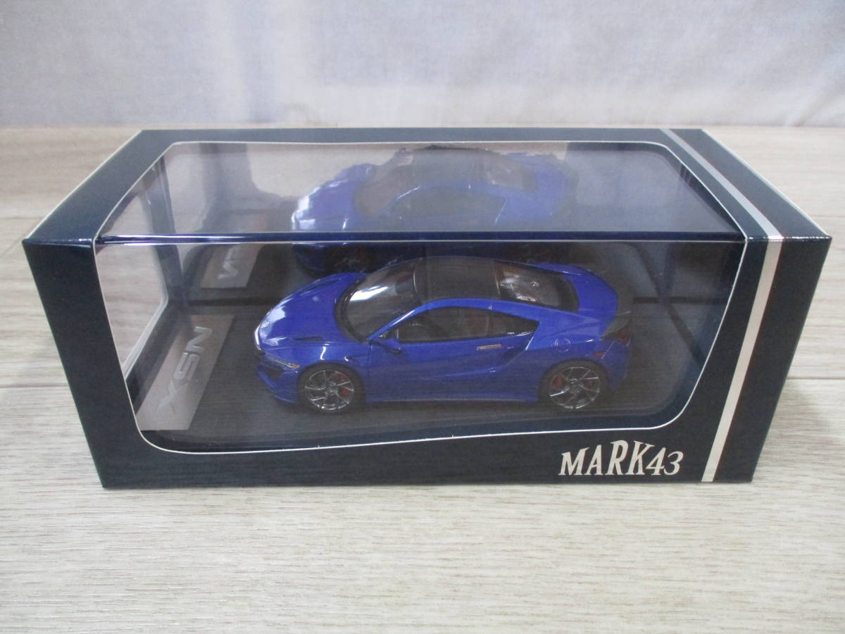 【新品本物】 MARK43　1/43　ホンダ　NSX　nouvelle blue pearl　(メーカーオプション) 乗用車