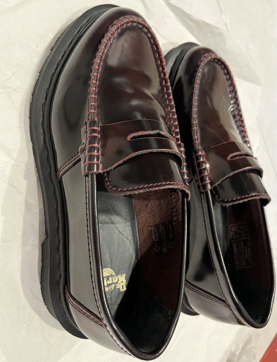 新品未使用 Dr Martens PENTON ローファー チェリーレッド UK6 25cm