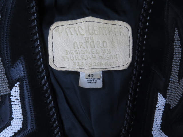 BURRAY OLSON PITIC LEATHER By ARTURO leather the best 42 black fringe neitib Western Conti . gilet NORTH BEACH LEATHER