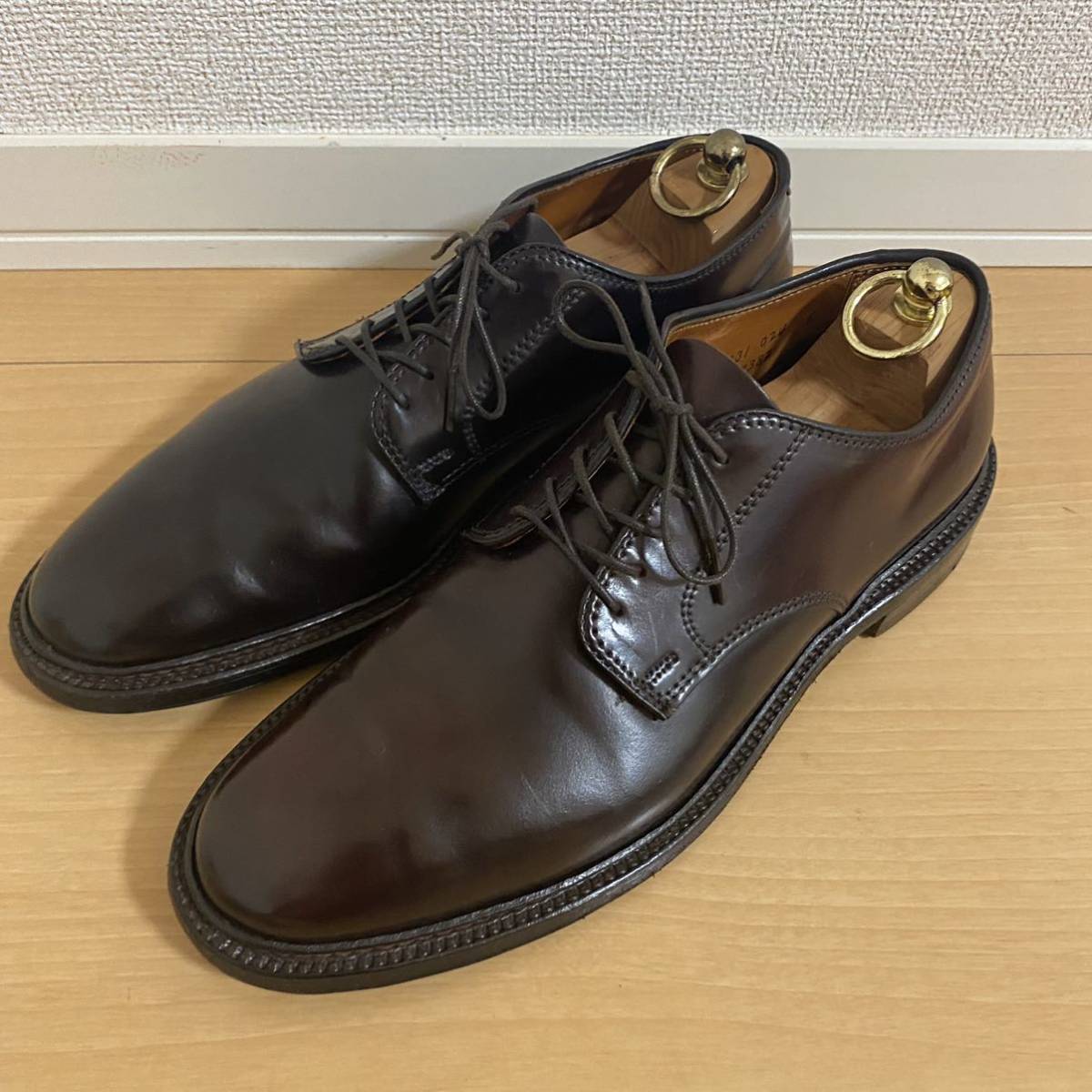 日本初の オールデン コードバン プレーントゥalden 8インチ