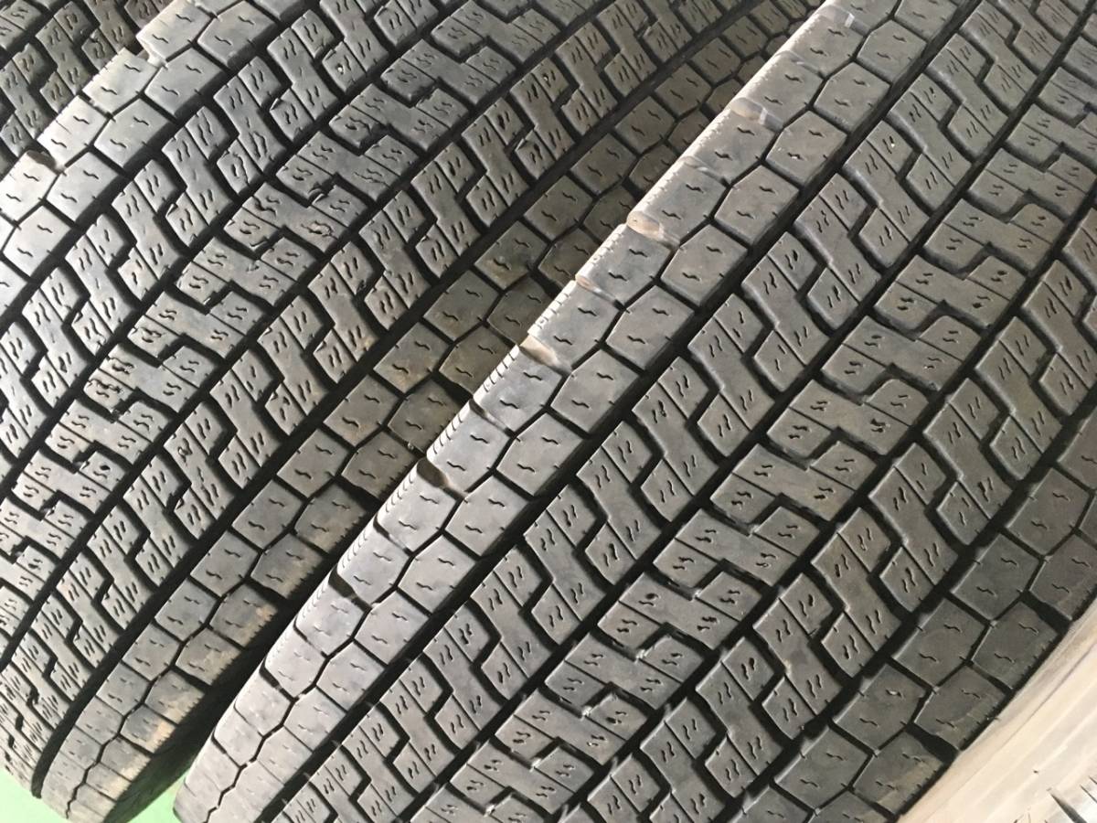 x683-3-8 ☆295/80R22.5 6本セット！ ヨコハマ ZEN903ZW 2018/2019年製　スタッドレス♪ k510_画像3