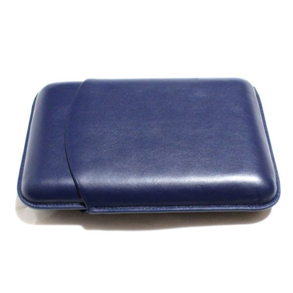  Dupont S.T.Dupont 183123 leaf volume 5ps.@ for blue leather cigar case | leaf volume inserting blue new goods 