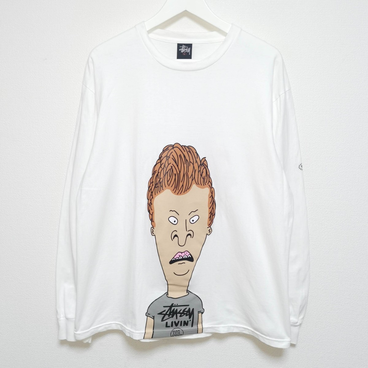 即決 L 90s ビーバス&バットヘッド BEAVIS AND BUTT-HEAD ロンT 長袖 T