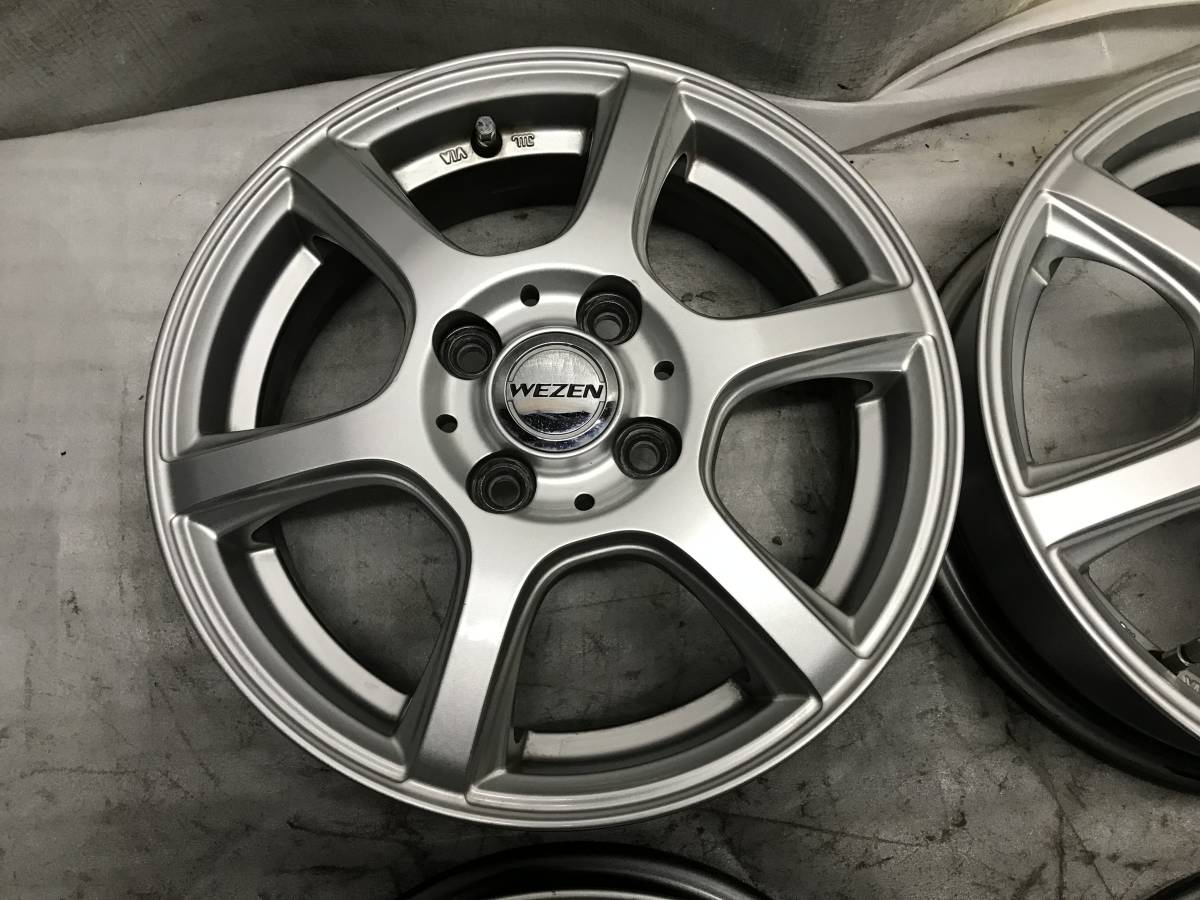 WEZEN ウェーゼン 14インチ アルミホイール 14×4.5J ET45 PCD WEZEN ウェーゼン 14インチ アルミホイール 14×4.5J ET45 PCD