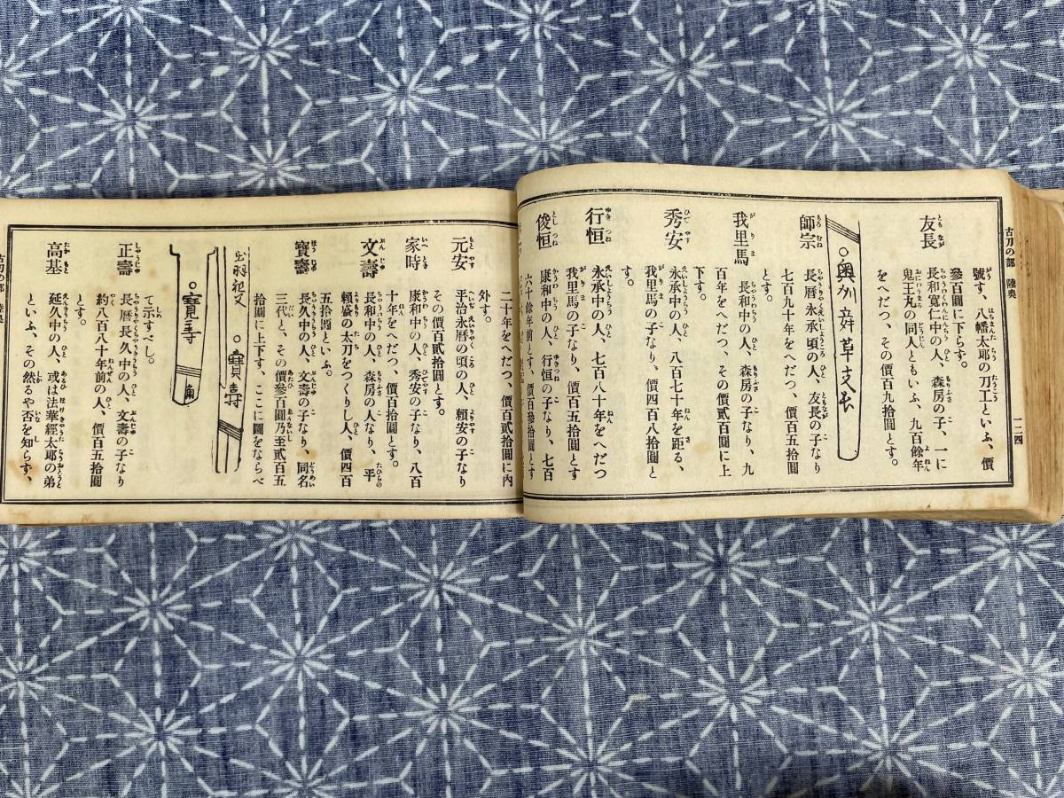 古今刀剣便覧 附評価便覧 的場樗渓 大正15年 11版 石塚書舗 天に蔵印があります_画像6