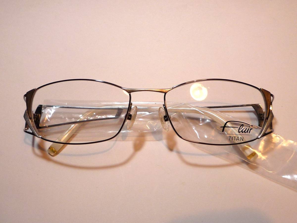39210 Flair/フレアー 軽量TITAN 眼鏡フレーム 日本製 未使用_画像10