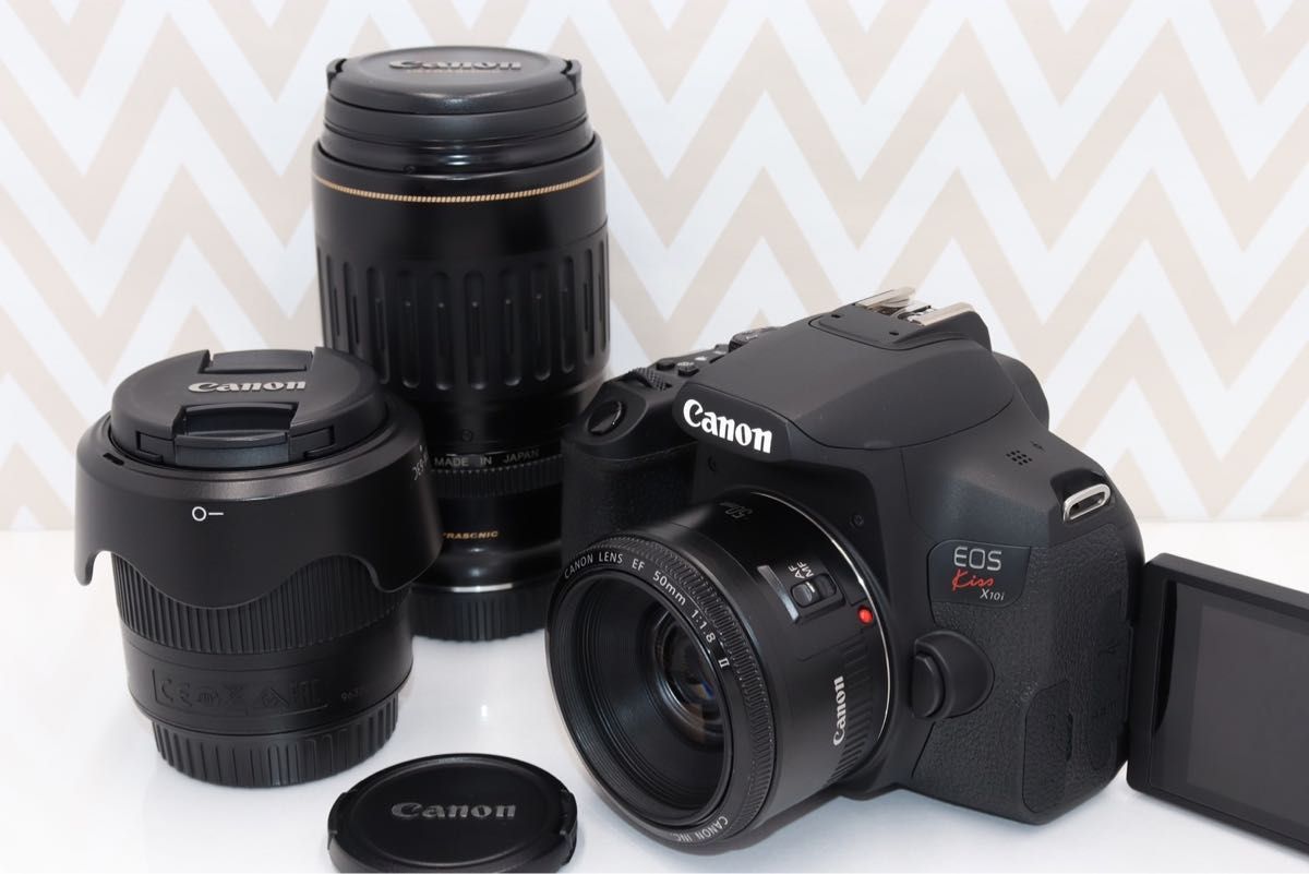 レンズ3本】最新機種 Canon EOS KISS X10i｜Yahoo!フリマ（旧PayPay