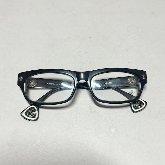 CHROME HEARTS クロムハーツ メガネ 眼鏡 アイウェア DRILLED 60700303