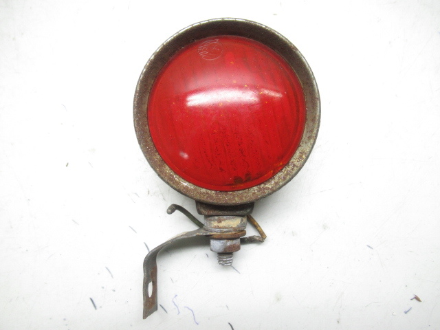 41452 旧車 当時物 古い 赤 RED フォグ ランプ 98㎜ CB 750 赤灯 パトランプ カワサキ_画像1