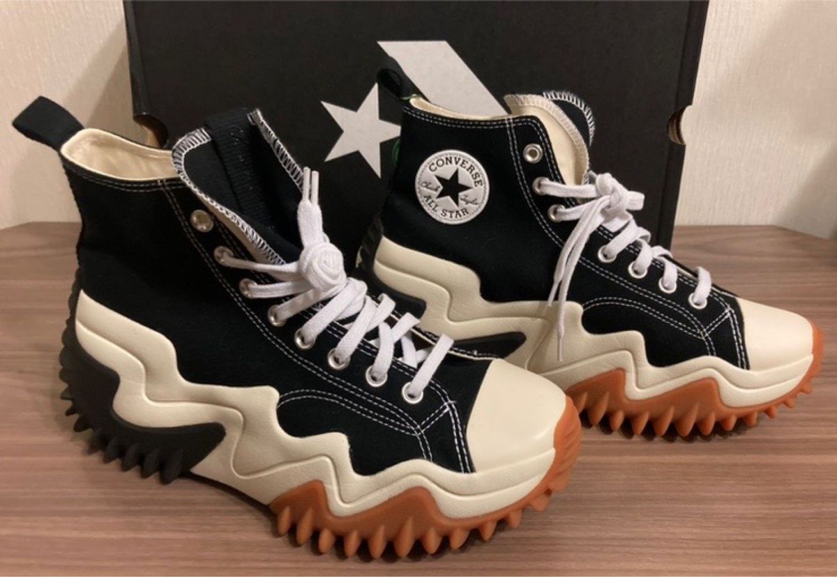 値下げ不可 コンバース ラン スター モーション ハイ ブラックCONVERSE