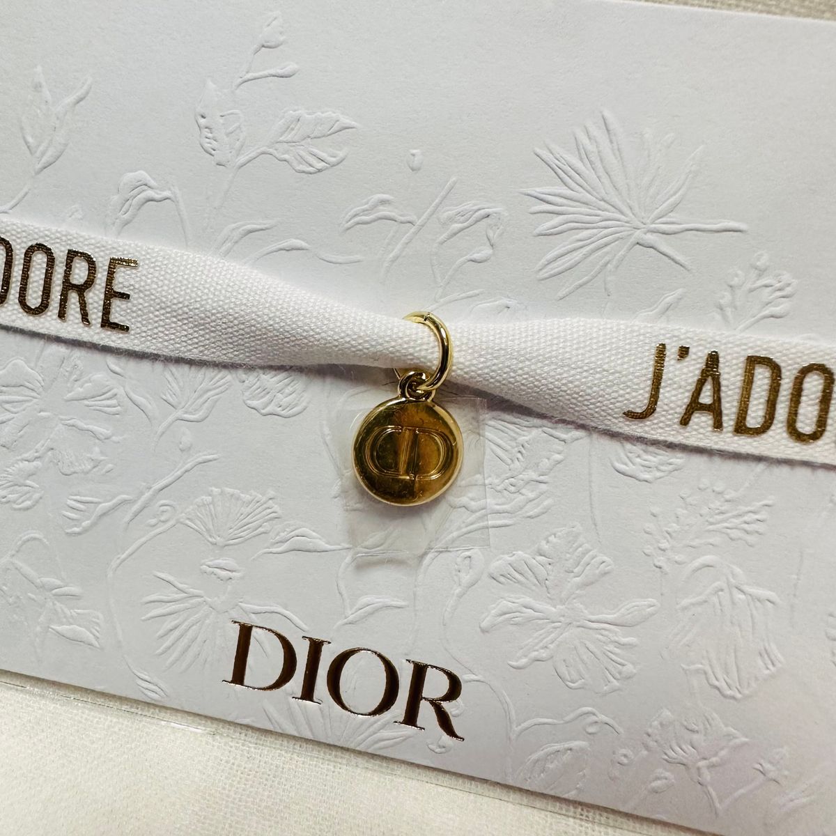Christian Dior ディオール ノベルティ ジャドール ブレスレット リボン 新品未使用♪