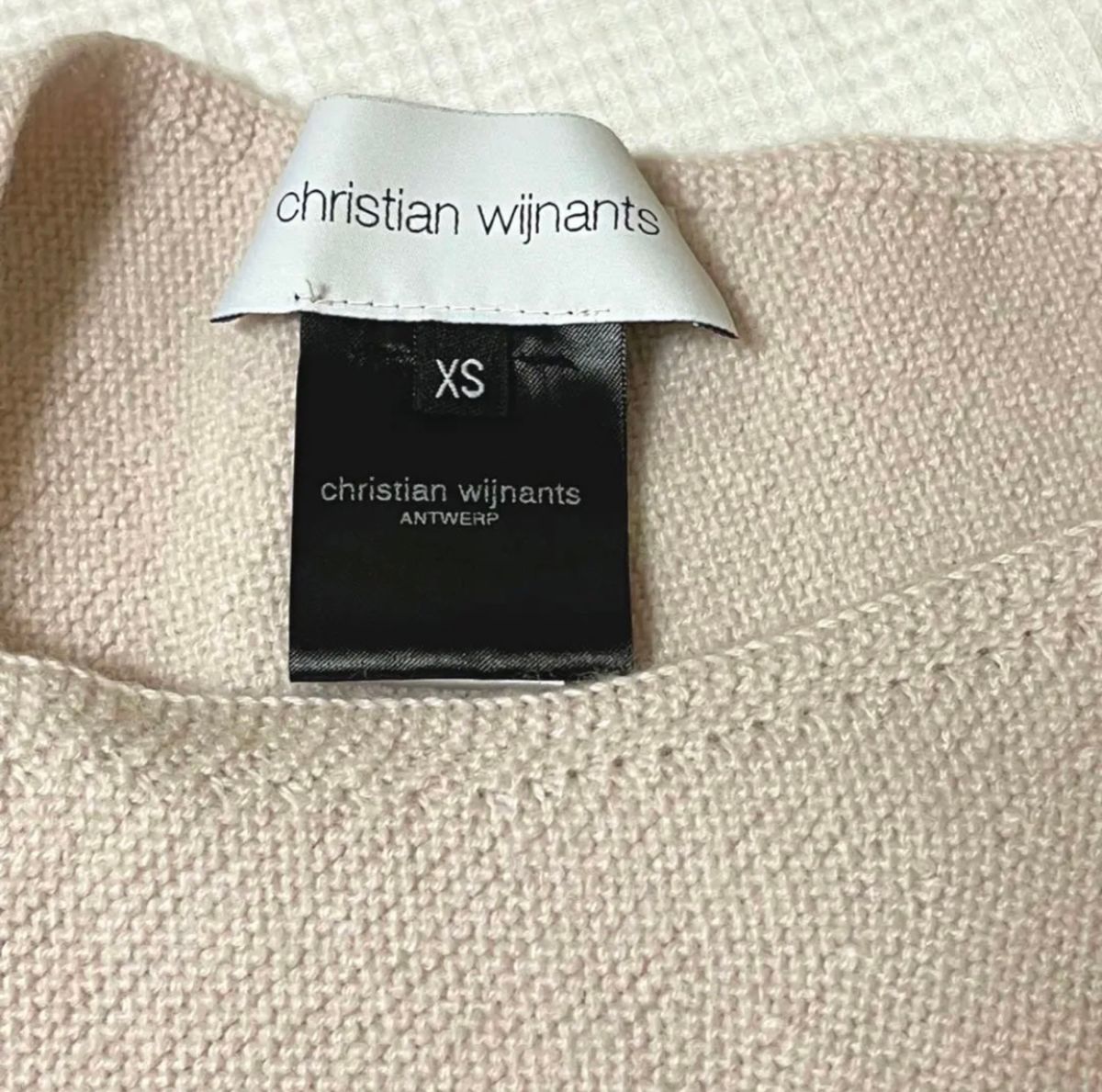 【美品】Christian Wijnants 2019aw メリノウールニット　クリスチャンワイナンツ　変形ニット　アシンメトリー