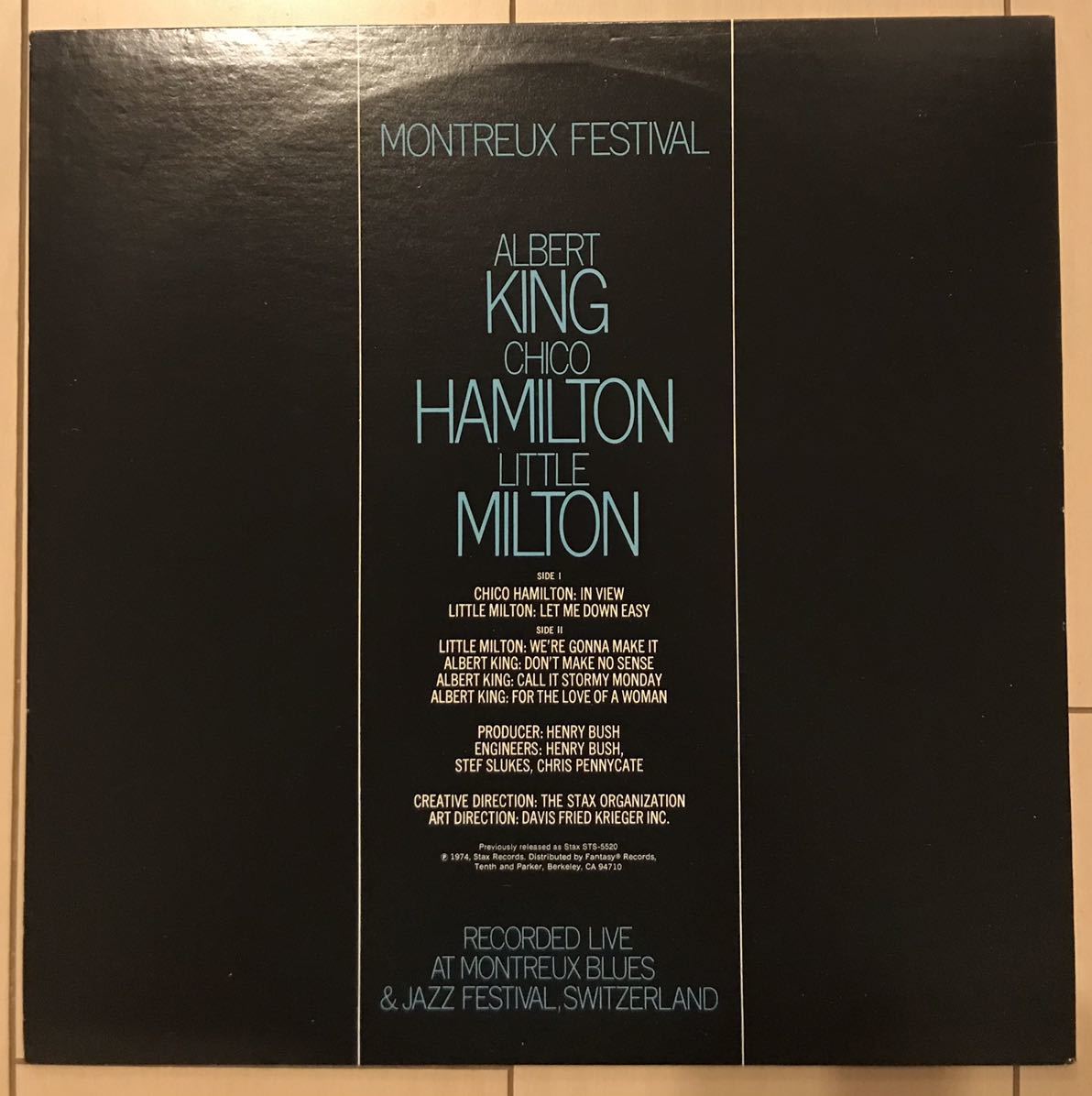 ■Albert King Chico Hamilton Little Milton■アルバートキング チコハミルトン リトルミルトン■Montreux Festival / 1LP / Stax / 歴史_画像2