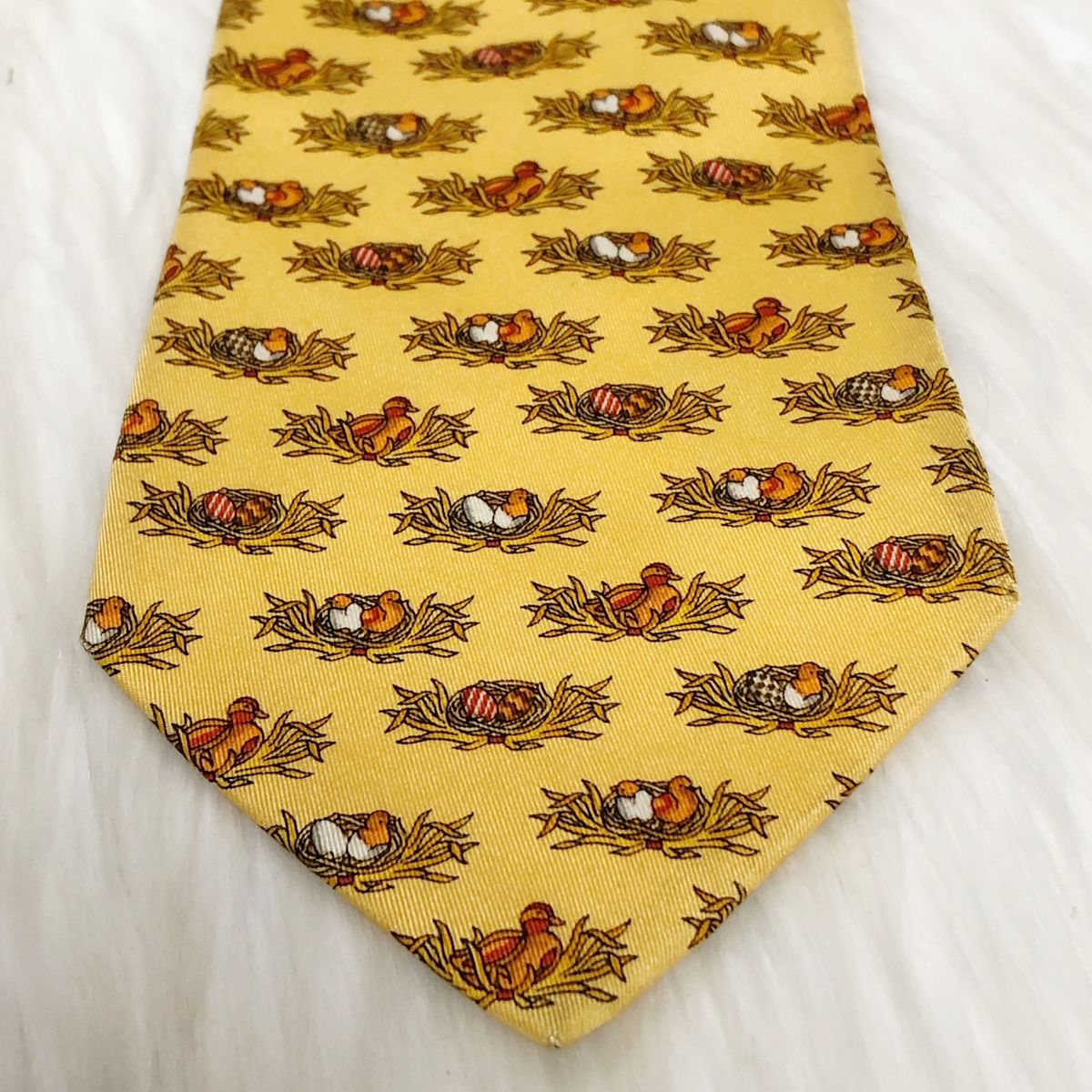 極美品 Salvatore Ferragamo サルヴァトーレ フェラガモ ネクタイ