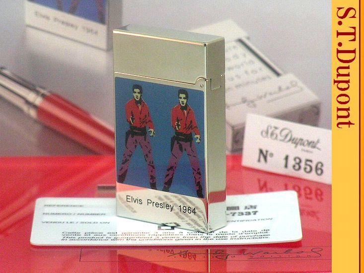 人気のクリスマスアイテムがいっぱい! ガスライター ライン2 限定アンディ・ウォーホル 】S.T.Dupont 激レア 未使用品 【 限定Wエルヴィス◆葉巻 喫煙具グッズ デュポン 煙草i デュポン