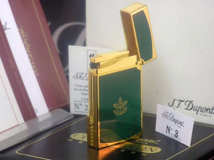 【 超・激レア　未使用品 】S.T.Dupont 限定コラボ ライン2 ガスライター 限定ハバネラ グアバ ダブルバーナー◆煙草! デュポン 喫煙グッズ