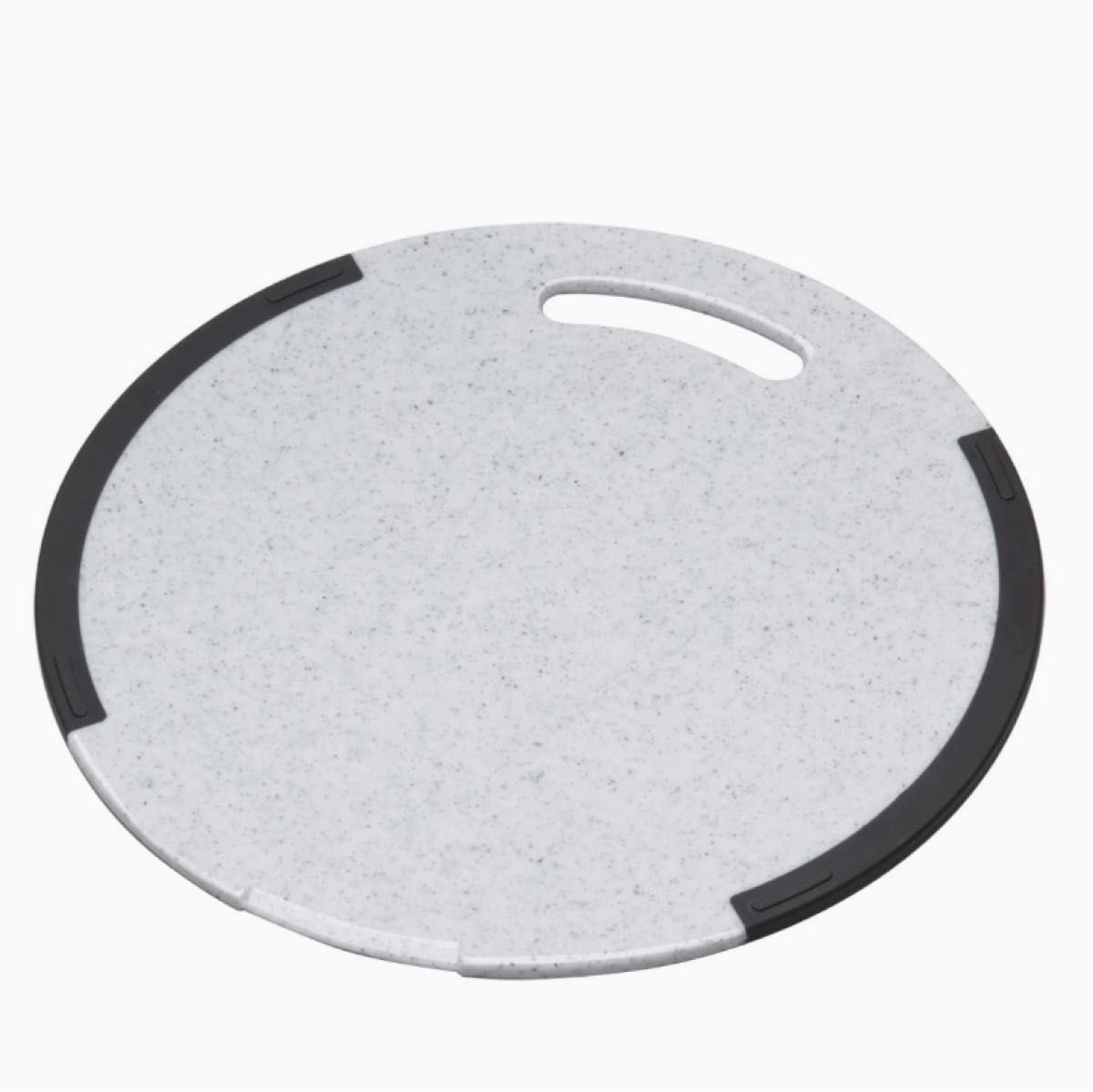 新輝合成　トンボ(TONBO)抗菌 耐熱 おこしやすい まな板 ラバー付き 丸型 35㎝　石目調 サークルタイプ　新品
