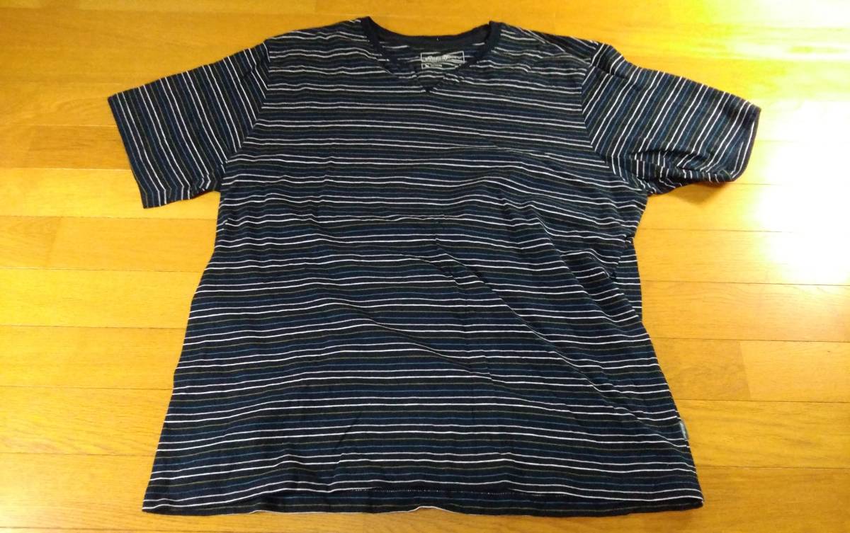 Eddie Bauer/エディー・バウワー Tシャツ SIZE:XL 黒 紺 送料215円～の画像1