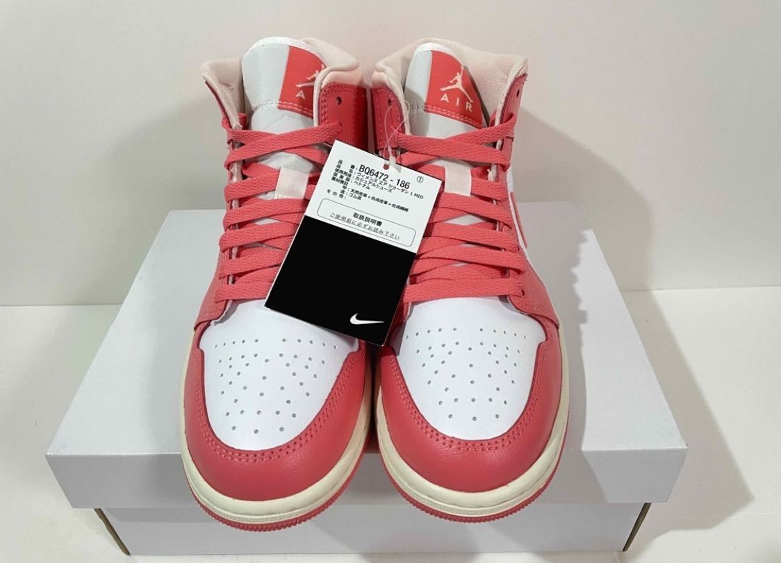 新品】ウィメンズ28 5cm NIKE WMNS AirJordan1 MID ナイキ ウィメンズ