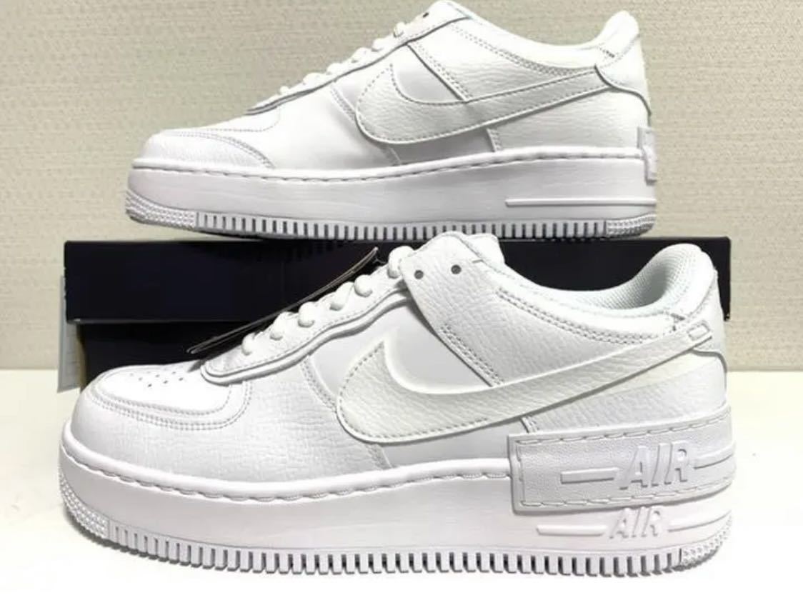 【送料無料】【新品】23.5㎝ NIKE WMNS AIR FORCE 1 SHADOW ナイキ ウィメンズ エア フォース 1 シャドウ　ホワイト_画像3