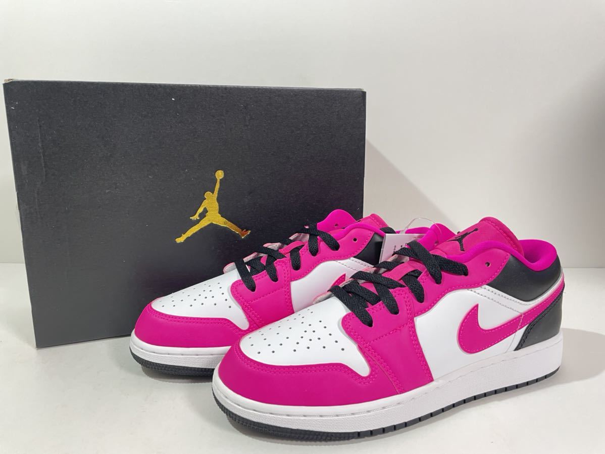 【送料無料】【新品】24.5㎝　Nike Air Jordan 1 Low GS Fierce Pink ナイキ エアジョーダン1 ロー GS  フィアスピンク