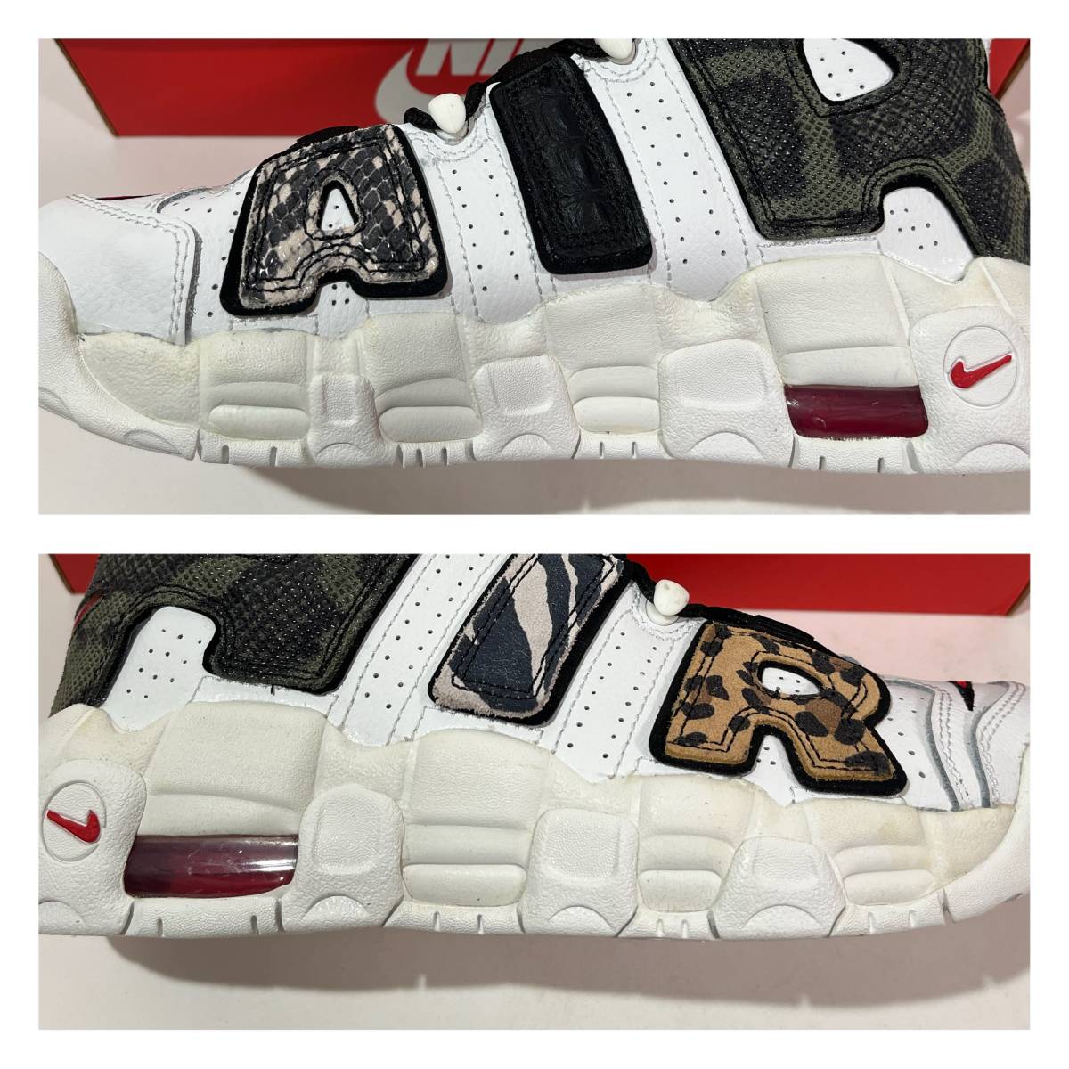 【送料無料】【新品】25cm NIKE AIR MORE UPTEMPO ’96 (GS)ANIMAL PRINT ナイキ エア モアアップテンポ 96(GS) アニマルプリント