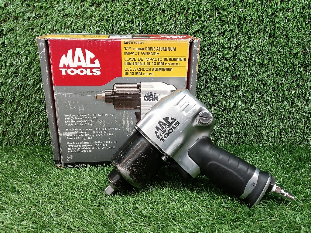 逸品】 中古 MPF970501 1/2エアインパクトレンチ マックツールズ