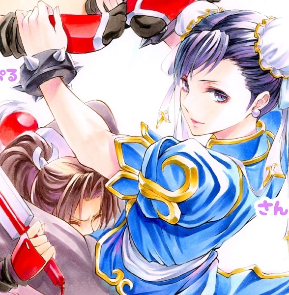春麗 VS 不知火舞 雑誌付録ポスター フレーム付き｜印刷物