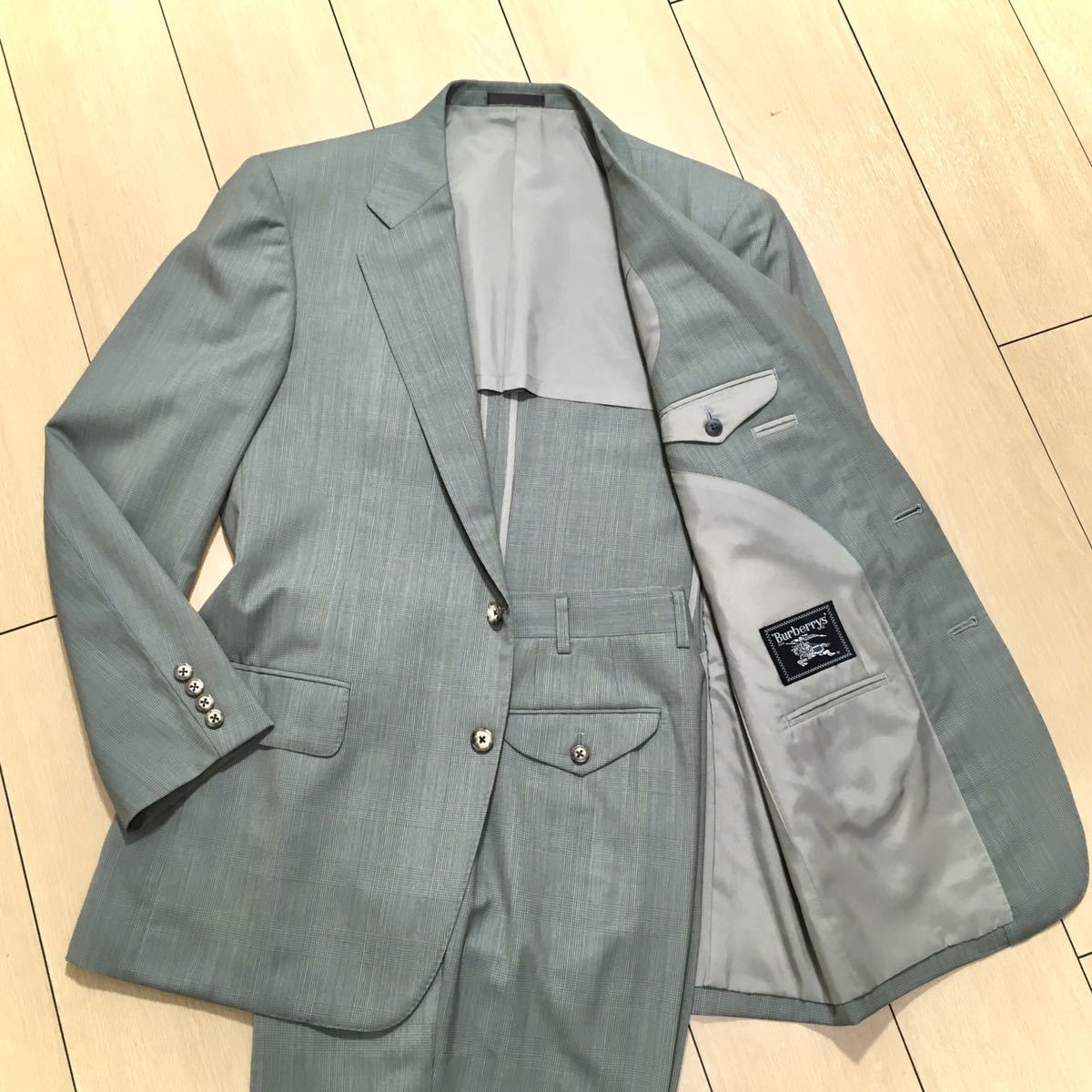 人気の贈り物が大集合 ラム混 BURBERRY セットアップスーツ 美品