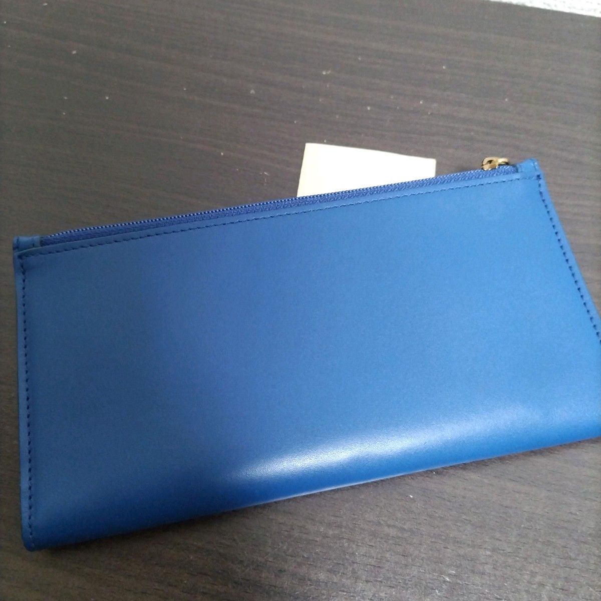 新品 イルビゾンテ 本革 レザー 財布 長財布 ウォレット ブルー ネイビー