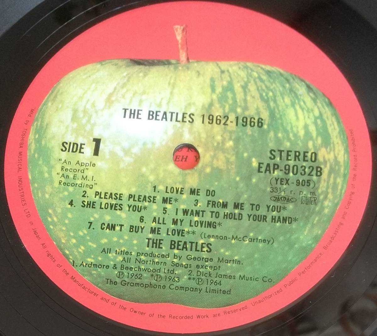 日本盤２ＬＰレコード ■ 赤盤 ザ・ビートルズ １９６２年〜１９６６年 ◆ THE BEATLES / 1962-1966_画像6