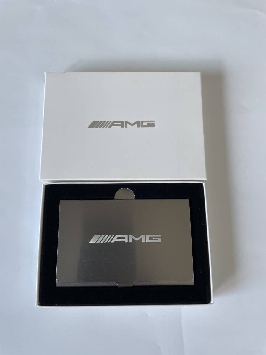 人気沸騰】 【未使用品】AMGアルミ 純正名刺カードケース 男性用