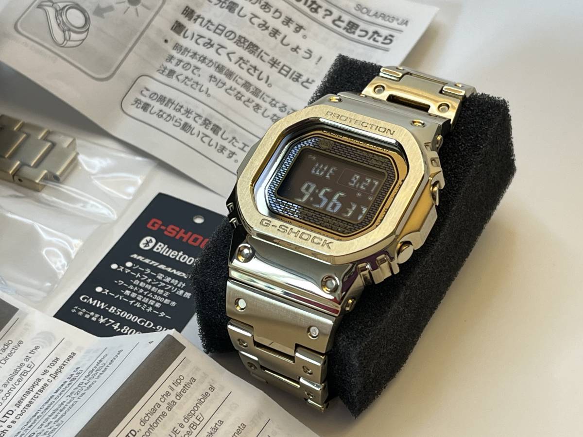 半額】 GMW-B5000GD-9JF 電波ソーラー腕時計 G-SHOCK ＃ 「美品