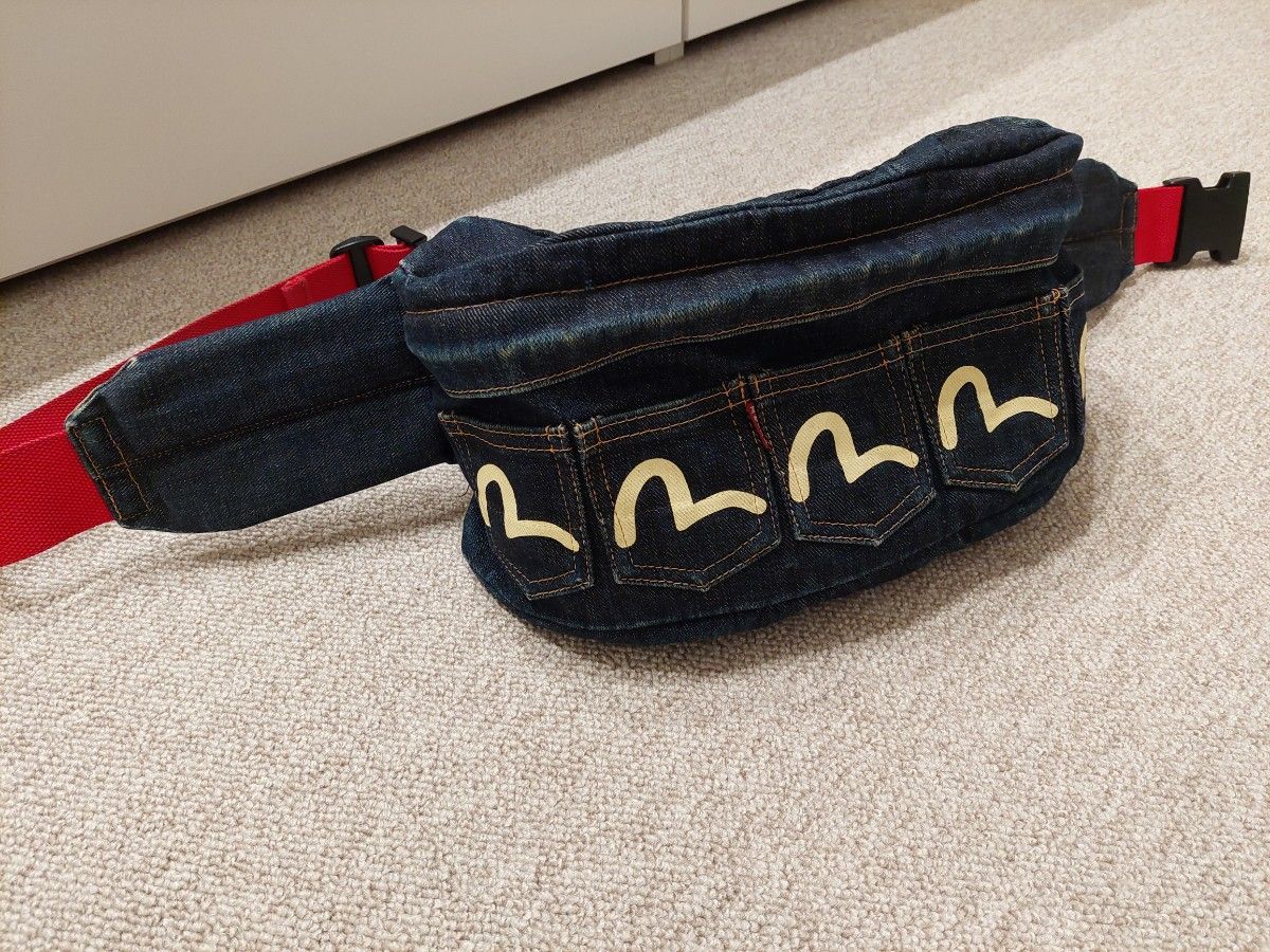 エヴィス ウエストバッグ EVISU ウエストポーチ ボディバッグ エヴィス ウエストバッグ EVISU ウエストポーチ ボディバッグ
