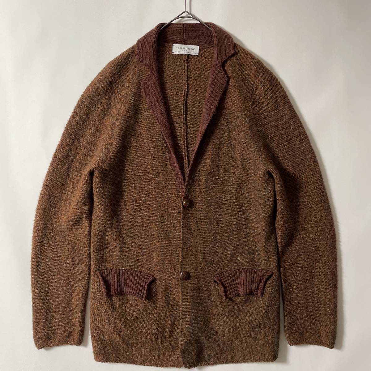 【美品】TOMORROWLAND -tricot- size/XS トゥモローランドトリコット ニットジャケット ウール セーター カーディガン knit jacket
